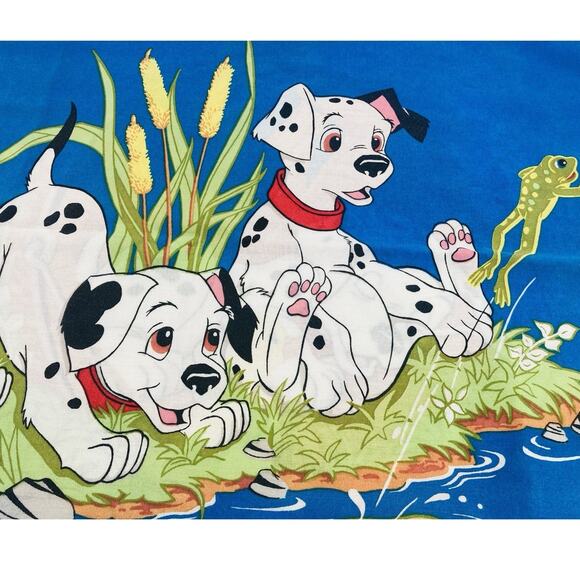 Set Disney 101 DALMATIONS Movie Pillow Cases Dog Pond Duck Puppies Standard 2 Si - Picture 9 of 13